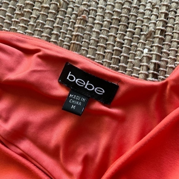 Bebe Salmon Mini Sheath Dress - Picture 3 of 11